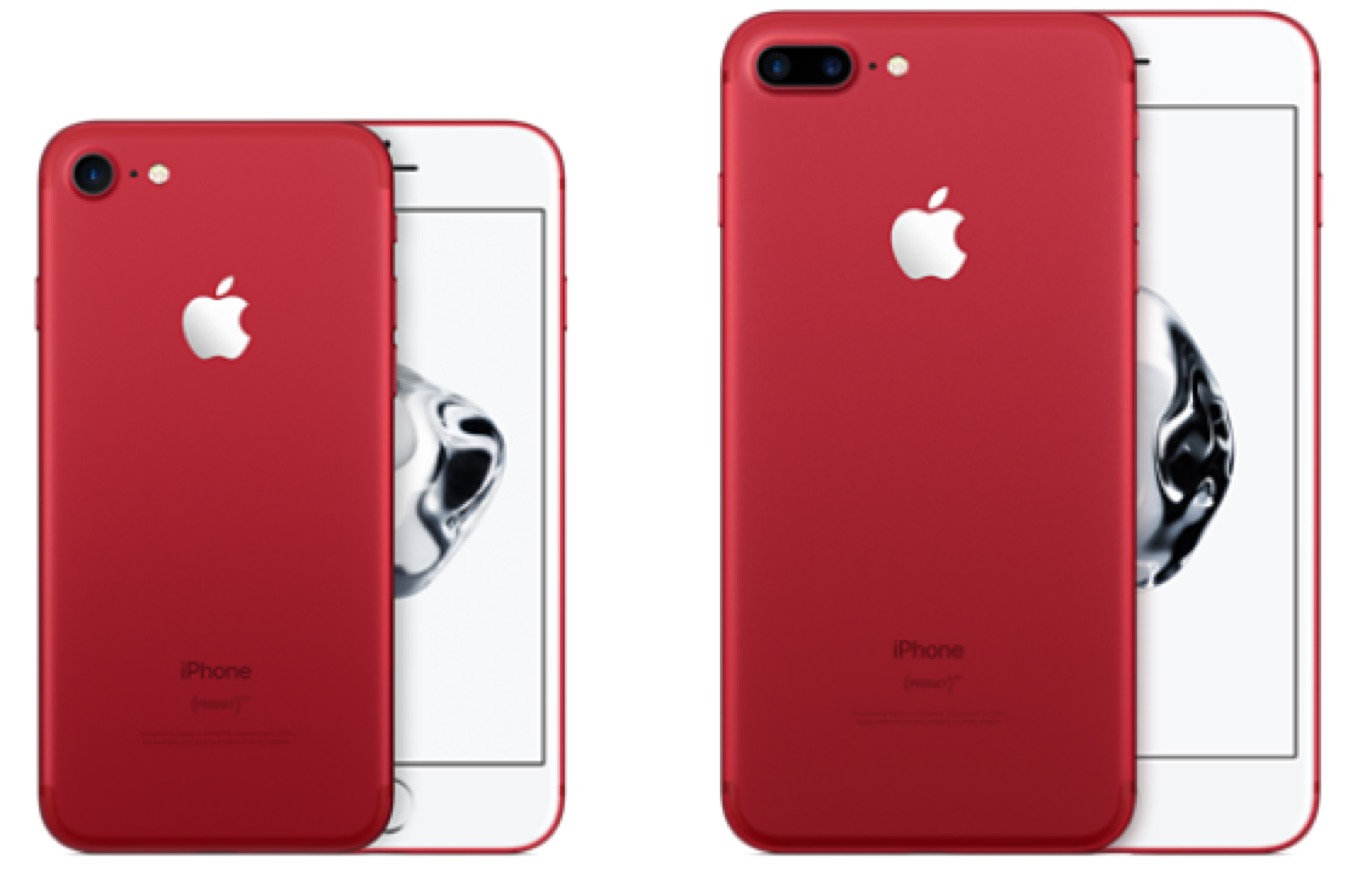 water galerij regenval Apple introduces Product(RED) versions of iPhone 7, 7 Plus, doubles iPhone  SE capacity – Six Colors