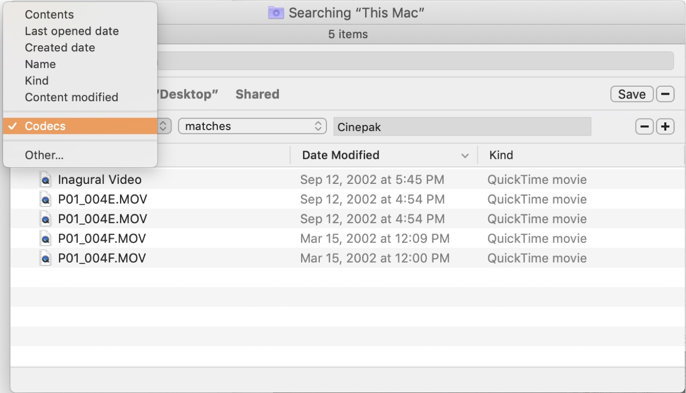 video file type for mac