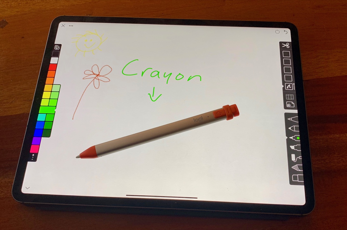 Yes, Crayon works iPad Pro – Colors