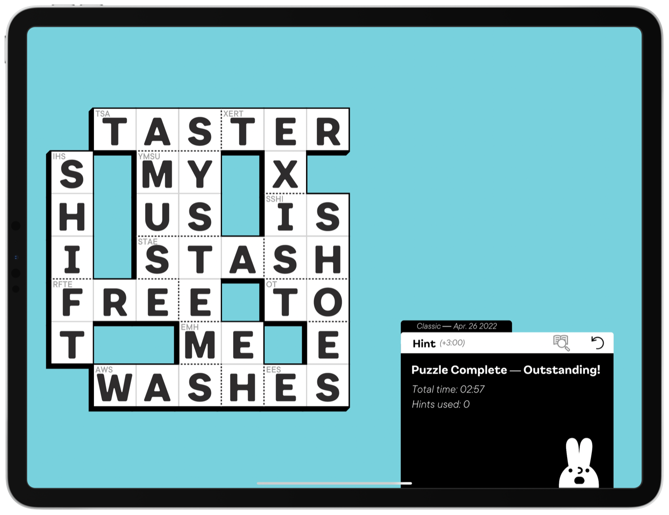 Knotwords offers crossword puzzles without clues Six Colors